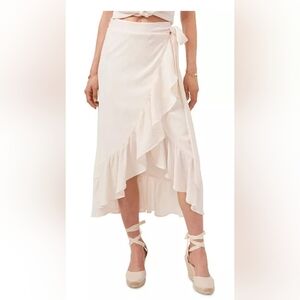 1.State Cream Skirt